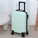 Ver imagem 2 de Mala de Viagem Bordo Anac Rigida 4 Rodinhas 360 Cadeado Senha Bolsa Pequena Aviao Verde