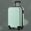 Ver imagem 3 de Mala de Viagem Bordo Anac Rigida 4 Rodinhas 360 Cadeado Senha Bolsa Pequena Aviao Verde