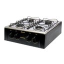 Ver imagem 1 de Fogão Portátil De Mesa 4 Bocas + Kit Mangueira Regulador