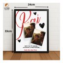 Ver imagem 2 de Quadro Ser Pai É Amar Cuidar e Proteger 33x24cm com Vidro Preto