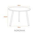 Ver imagem 3 de Mesa de Centro Noronha Grande - Cinza fratini