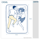 Ver imagem 2 de Colchão Casal Suport Gel Molas Ensacadas Euro Pillow 138x188x38cm - Macio