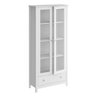 Estante Livreiro 2 Portas 1 Gaveta Ditália E-954 cor:branco - 1