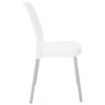 Cadeira Tramontina Vanda Branca em Polipropileno com Pernas em Alumínio - 3