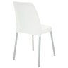 Cadeira Tramontina Vanda Branca em Polipropileno com Pernas em Alumínio - 5