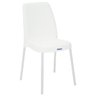 Cadeira Tramontina Vanda Branca em Polipropileno com Pernas em Alumínio - 4