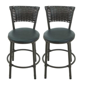 Kit 2 Banquetas Baixa Cozinha Toda Encapada