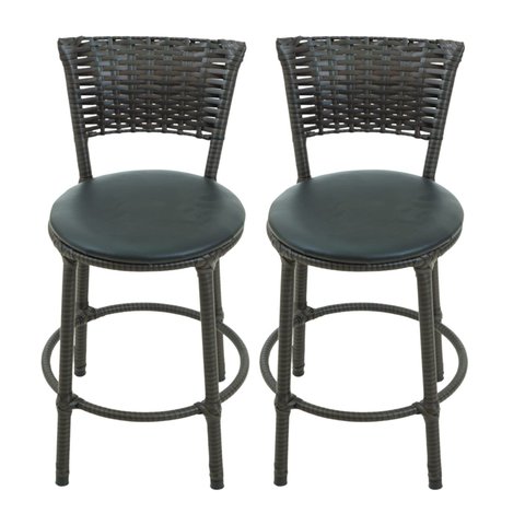 Kit 2 Banquetas Baixa Cozinha Toda Encapada