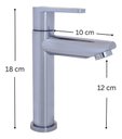 Ver imagem 4 de Torneira para Banheiro Cromada Acqua Metais Linha Luxor Prateado Brilhante