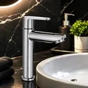 Ver imagem 2 de Torneira para Banheiro Cromada Acqua Metais Linha Luxor Prateado Brilhante