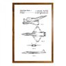 Quadros decorativos Patente avião furtivo - 1