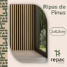 Fardo com 40 Ripas de Madeira de Pinus pra Artesanatos e Painel Ripado 2x0,5x85cm - 2