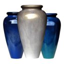 Ver imagem 2 de Vaso Fibra De Vidro Modelo Ânfora 28 X 41 X 60 Cm