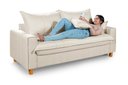 Ver imagem 4 de Sofa Living com Bau Multiuso 3 Lugares em Linho Pes em Madeira: Marmore