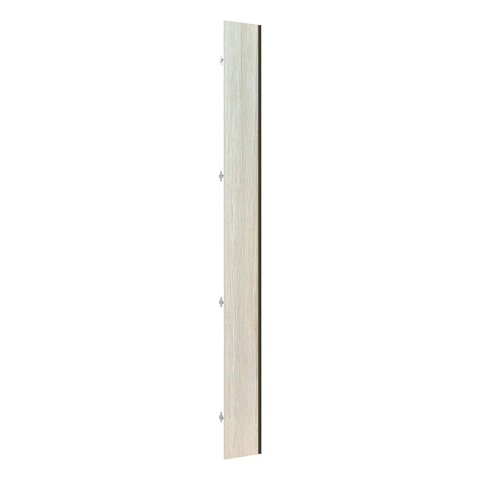 Porta para Closet Individual 25cm com Puxador Perfil Inox Luciane Móveis