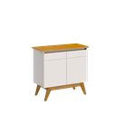 Ver imagem 2 de Buffet Aparador Sala de Estar e Jantar Luxo Quarto Retrô CLASSIC 2P - OFF/NATURE