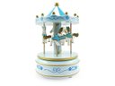 Ver imagem 5 de Caixa de Musica Carrossel Musical Cavalinhos de Plástico Decoração Para Quarto de Criança Bebê:Azul