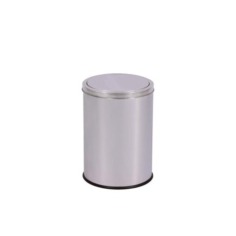 Lixeira Inox Basculante 12 L Mor 008362