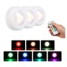 Kit 3x Luz Led Parede Teto Adesivo Controle Para Mudar Cor - 1