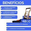 Ver imagem 3 de Slackline Zamboo Extremeline 30m Azul com Catraca Reforçada Backup Protetores e Bolsa Coordenação Eq
