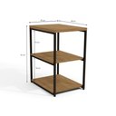 Ver imagem 2 de Mesa Lateral de Apoio Estilo Industrial 45cm Li004 Kappesberg Industrial