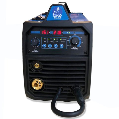 Inversora 3x1 Multiprocesso 150a Mig, Tig e Eletrodo Bivolt 110v/220v
