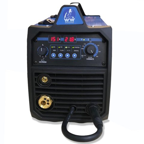Inversora 3x1 Multiprocesso 150a Mig, Tig e Eletrodo Bivolt 110v/220v
