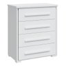 Cômoda Grande com 4 Gavetas Angra Rimo - Branco - 1