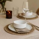Ver imagem 3 de Kit 3 Tigelas Pequenas Cumbuca Porcelana Empilhável Frutas Sobremesa Tramontina Paola