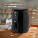 Ver mais imagens de Fritadeira sem Óleo Airfryer Hq 5 Litros Digital Preto Hq-af5ldp