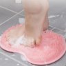 Tapete Chuveiro Banho Costas Pes Banheiro com Ventosa Massageador Limpeza Esfoliante Confortavel Rel - 2