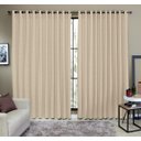 Ver imagem 2 de Cortina Tecido Rustico 2,00M x 2,80M Semi Blackout Areia