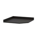 Ver imagem 1 de Tampo para Balcão Canto Diagonal 74cm Classic Luciane Móveis Preto Txt