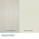 Ver imagem 3 de Mesa de Cabeceira 3 Gavetas 40cm Estrutura Legno Crema Prime Plus Luciane Móveis