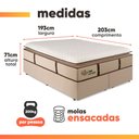 Ver imagem 4 de Cama Box Colchão King Gazin Ferrari Premium Molas Ensacadas e Pillow Top 193x203x71cm
