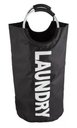Ver imagem 1 de Cesto com Alça para Lavanderia Black 51x71 cm - Mimo Style - BH20310