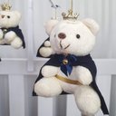 Ver imagem 3 de Mobile para Berço Musical Giratório Rei Azul Marinho