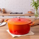 Ver imagem 6 de Caçarola Ceramica Antiaderente 28cm Panela Fundo Induçao