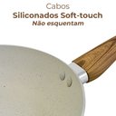 Ver imagem 4 de Frigideira para Ovo Antiaderente Cerâmica Sahara Vanilla 14cm - Casambiente