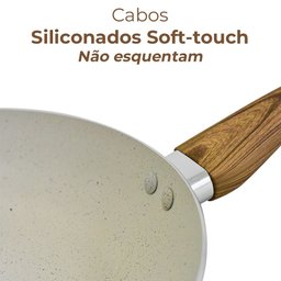 Frigideira para Ovo Antiaderente Cerâmica Sahara Vanilla 14cm - Casambiente - 4