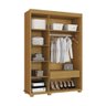 Guarda Roupa Belize Multiuso 100% Mdf Cinamomo-off White Fenix - 3