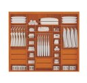 Ver imagem 2 de Guarda Roupa 4 Portas 8 Gav - Palladio Capri - Móveis Bettio