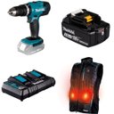 Ver imagem 2 de Kit Colete Térmico + Parafusadeira Furadeira de Impacto + Bateria Bl1830b e Carregador 127v + Bolsa