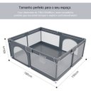 Ver imagem 2 de Cercado Para Bebê Brincar Grande Infantil Cercadinho Chiqueirinho 180x150