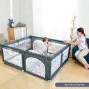 Ver imagem 7 de Cercado Para Bebê Brincar Grande Infantil Cercadinho Chiqueirinho 180x150