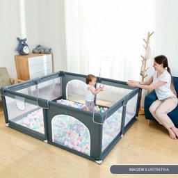 Cercado Para Bebê Brincar Grande Infantil Cercadinho Chiqueirinho 180x150 - 7