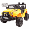 Carro Eletrico Shiny Toys Jipe Off Road 12v Amarelo Controle - 1