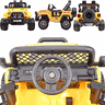 Carro Eletrico Shiny Toys Jipe Off Road 12v Amarelo Controle - 3