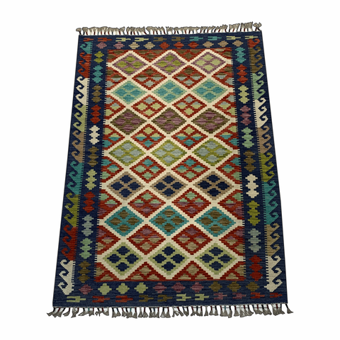 Tapete Kilim Afegão 1,71 x 1,23m