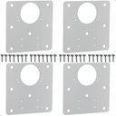 Ver imagem 1 de Kit 04 Placas para Reparo de Porta Dobradiça Armário Mdf Qdd